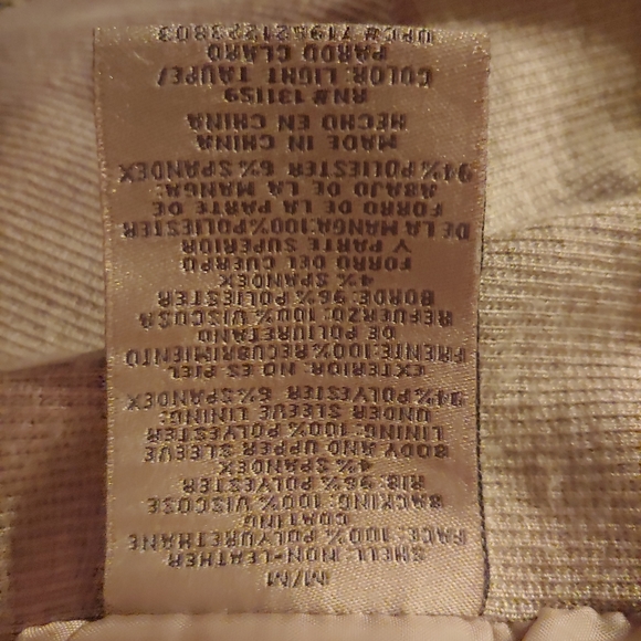 Selbys Collections Zippered Faux Leather Jacket - Picture 10 of 11